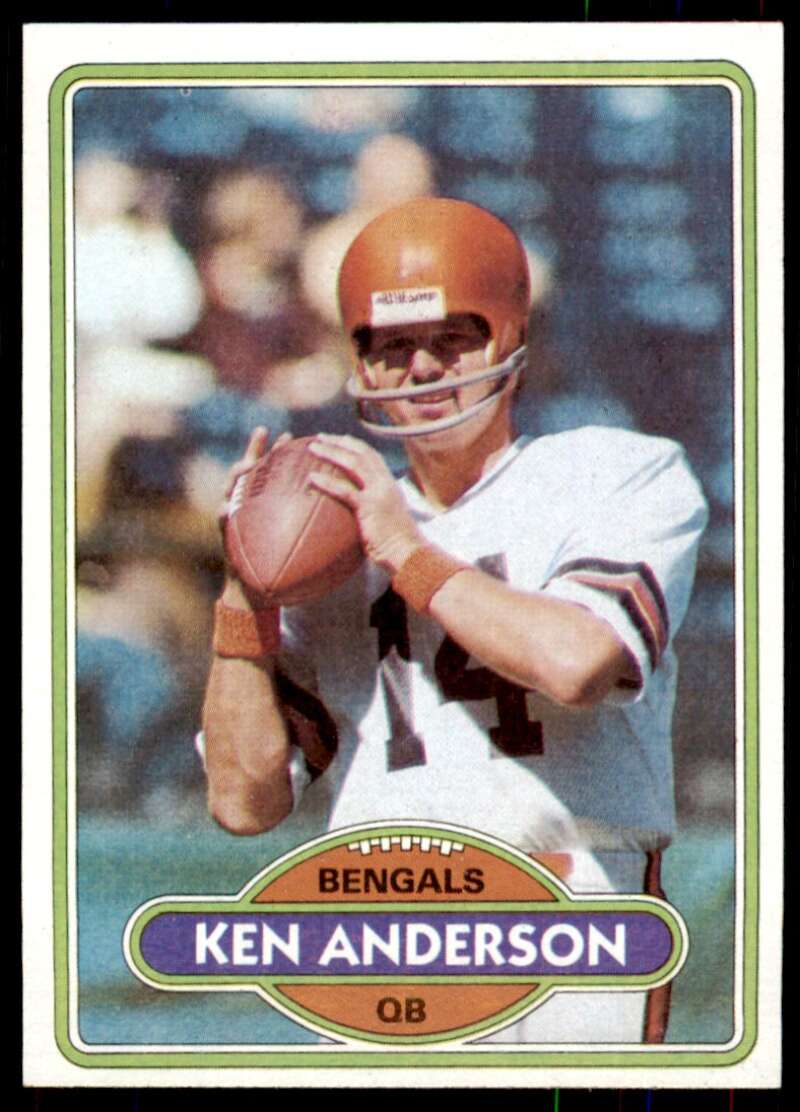 Ken Anderson Card 1980 Topps #388 Image 1