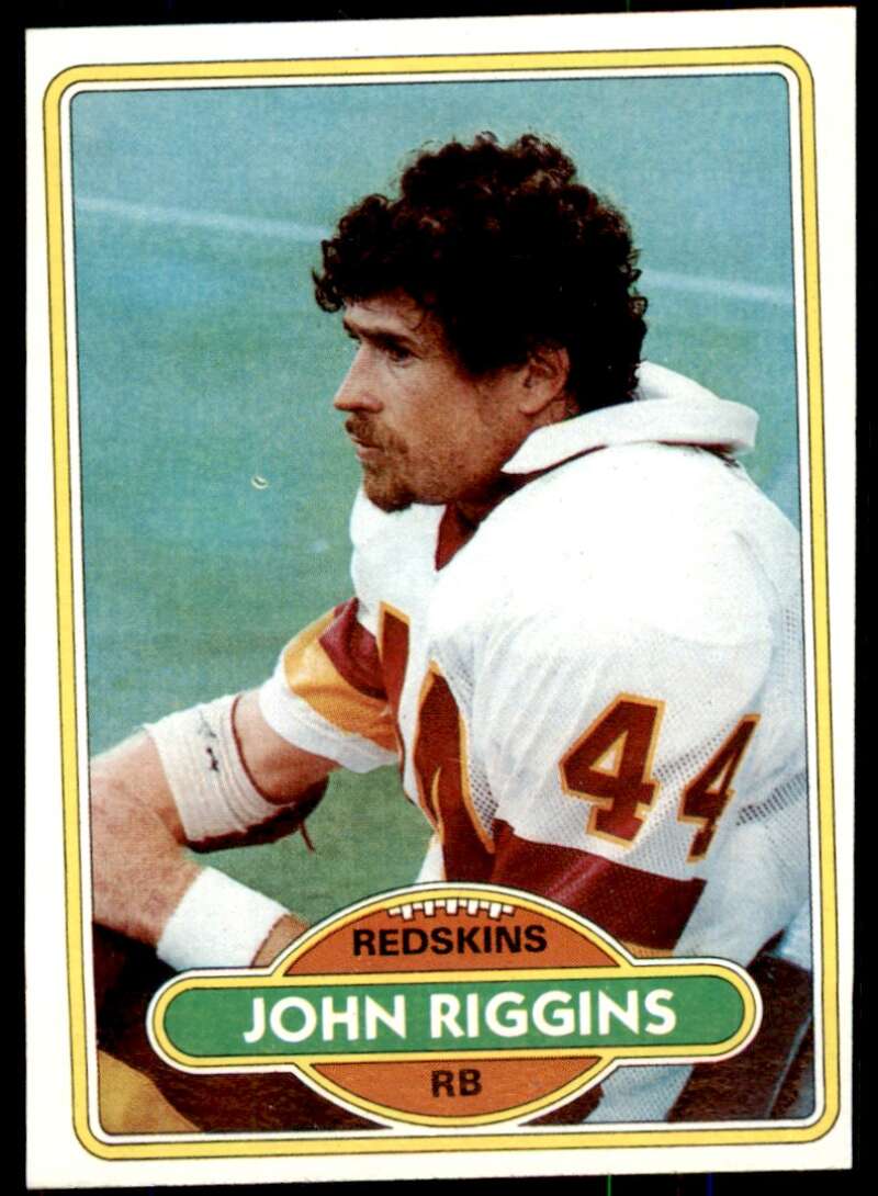 John Riggins Card 1980 Topps #390 Image 1