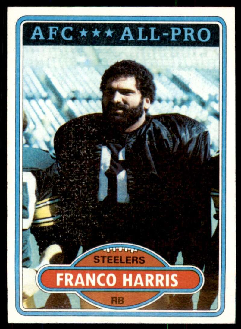 Franco Harris Card 1980 Topps #400 Image 1