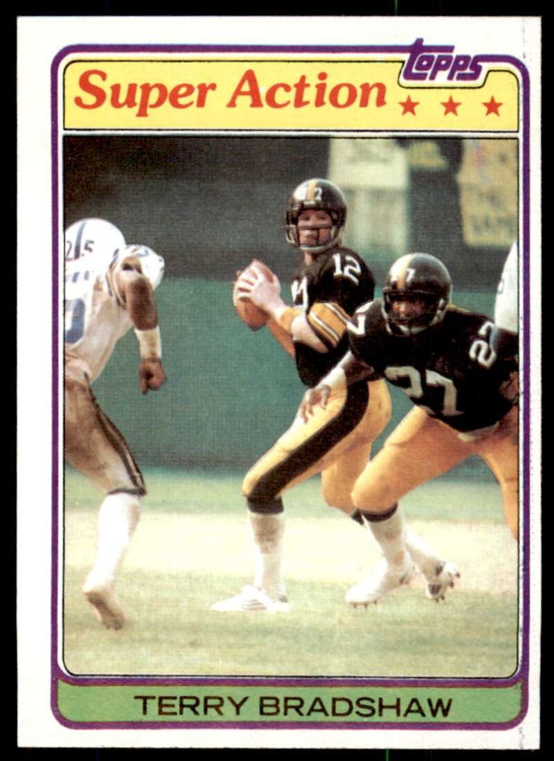 Terry Bradshaw Card 1981 Topps #88 Image 1