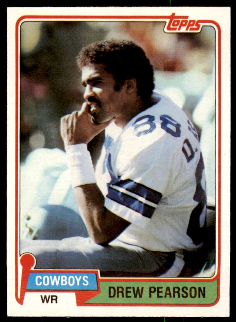 Drew Pearson Card 1981 Topps #95 Image 1