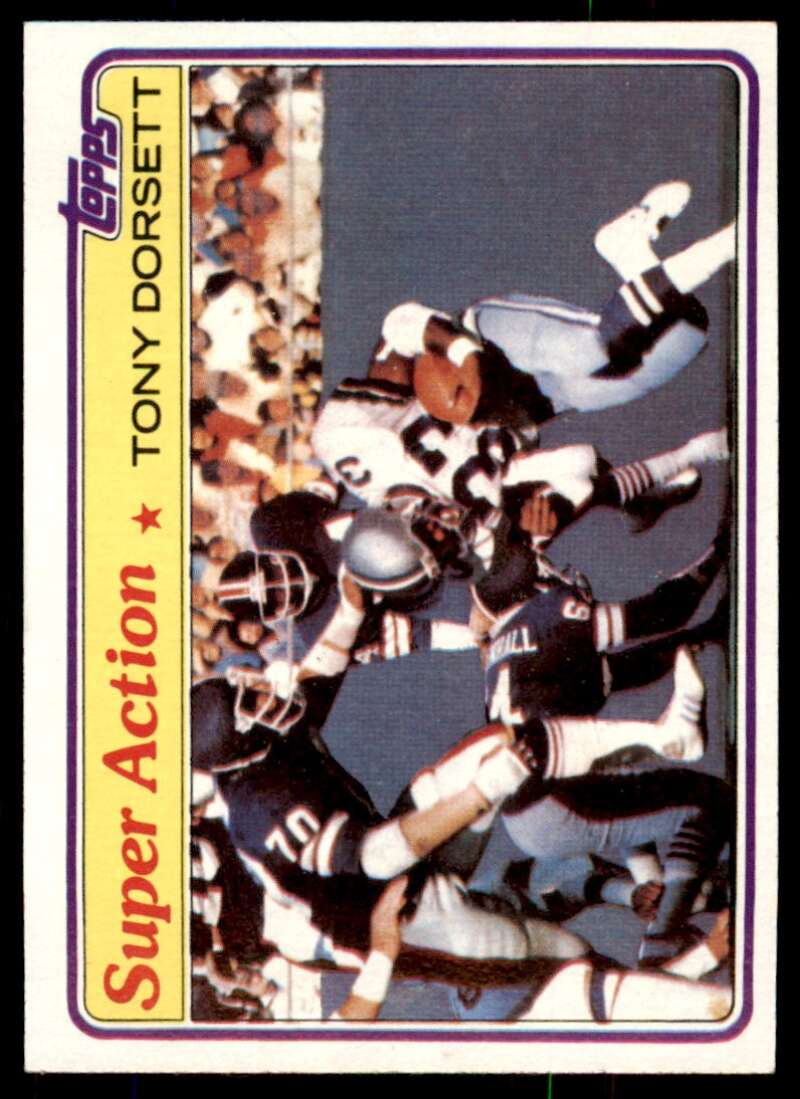 Tony Dorsett Card 1981 Topps #138 Image 1
