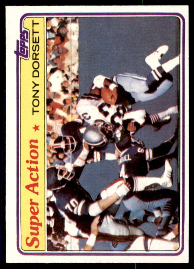 Tony Dorsett Card 1981 Topps #138 Image 1