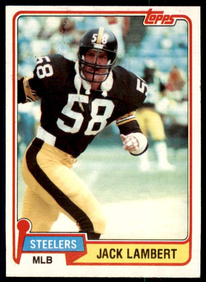 Jack Lambert Card 1981 Topps #155 Image 1