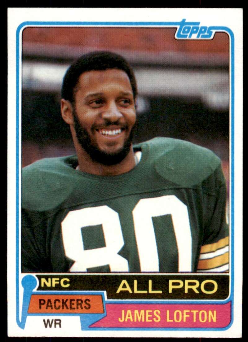 James Lofton Card 1981 Topps #430 Image 1