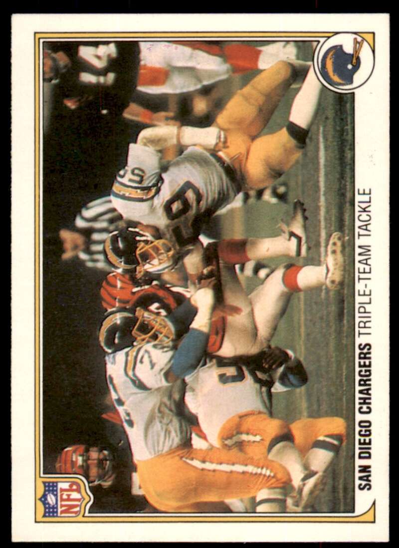 San Diego Chargers Card 1983 Fleer Team Action #48 Image 1