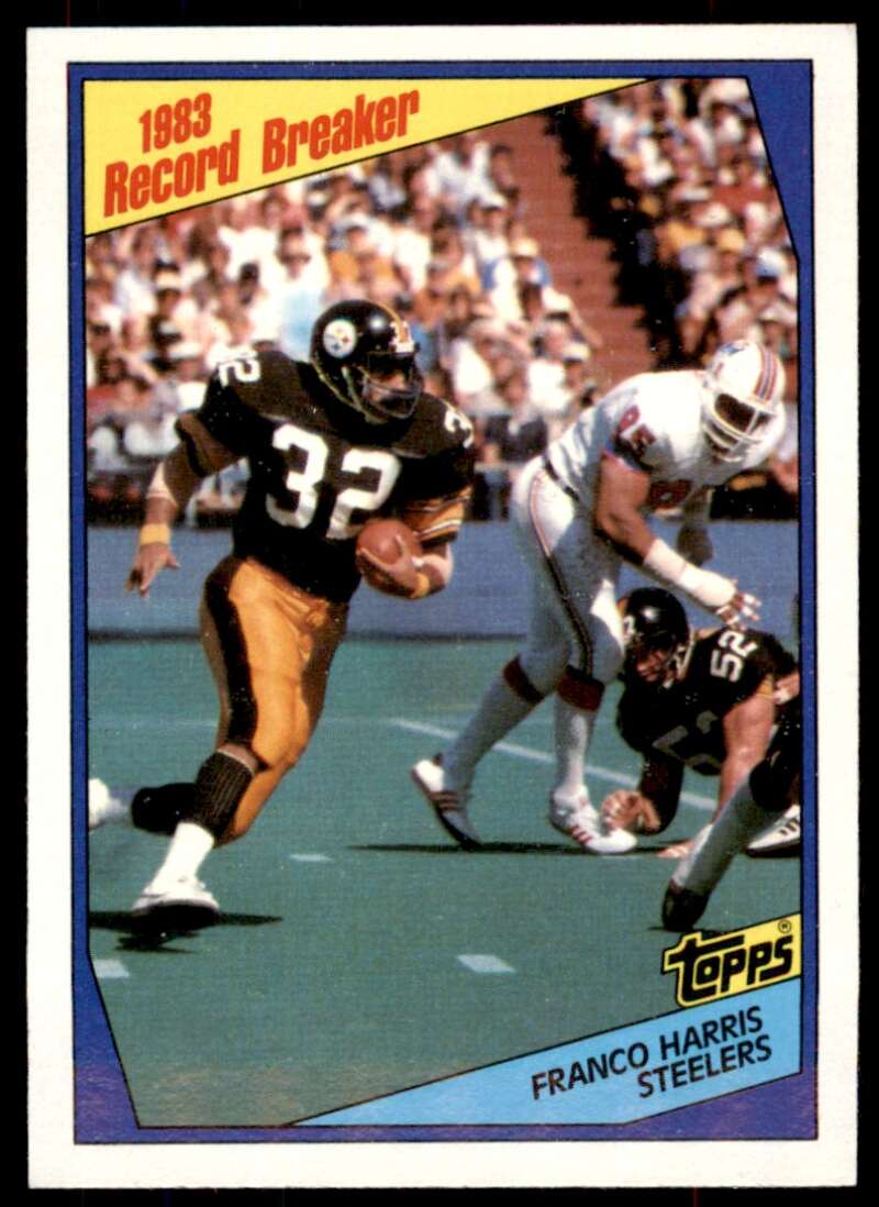 Franco Harris Card 1984 Topps #3 Image 1