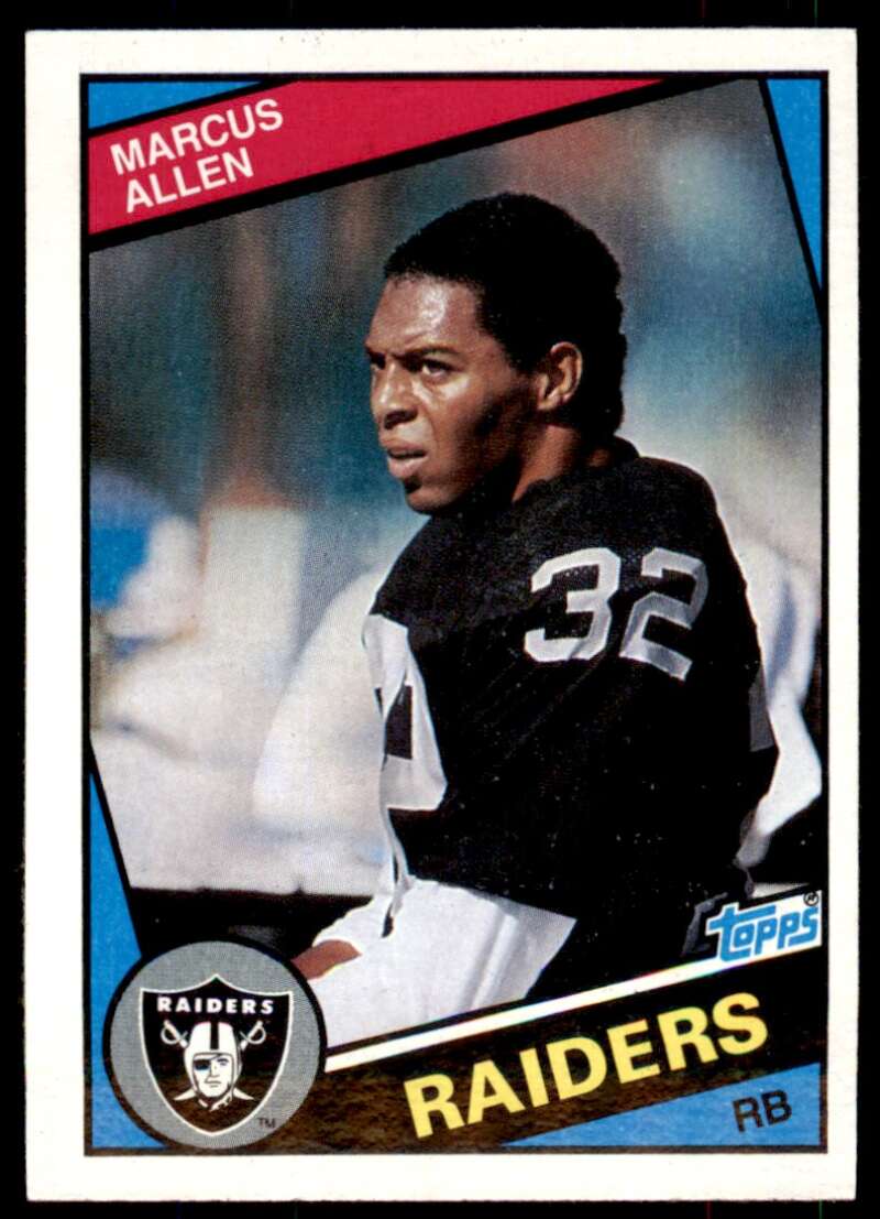 Marcus Allen Card 1984 Topps #98 Image 1