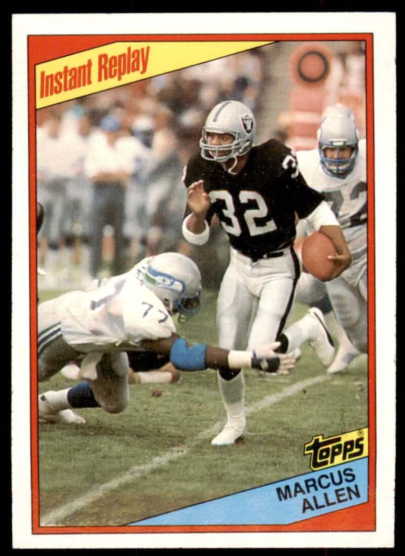 Marcus Allen Card 1984 Topps #99 Image 1