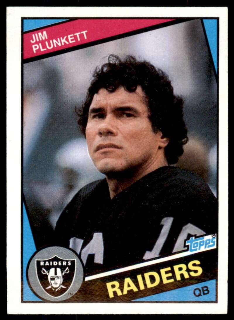 Jim Plunkett Card 1984 Topps #114 Image 1