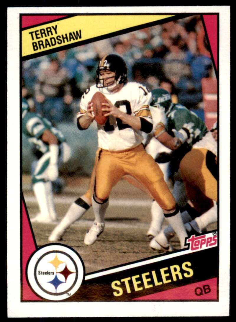 Terry Bradshaw Card 1984 Topps #162 Image 1