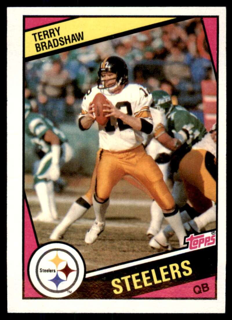 Terry Bradshaw Card 1984 Topps #162 Image 1