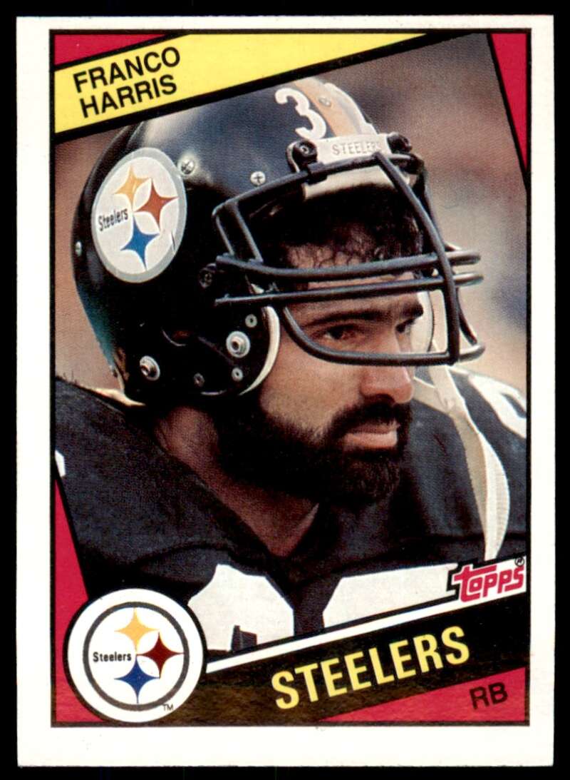 Franco Harris Card 1984 Topps #165 Image 1