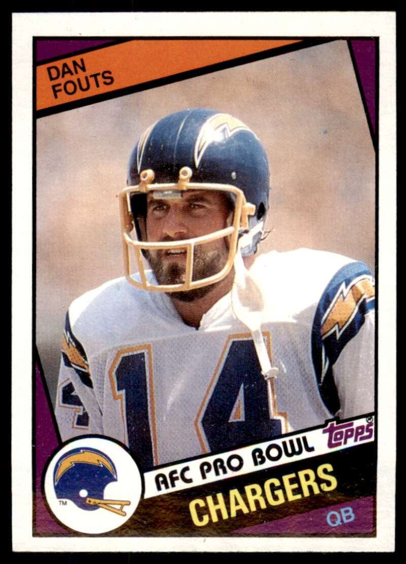 Dan Fouts Card 1984 Topps #179 Image 1