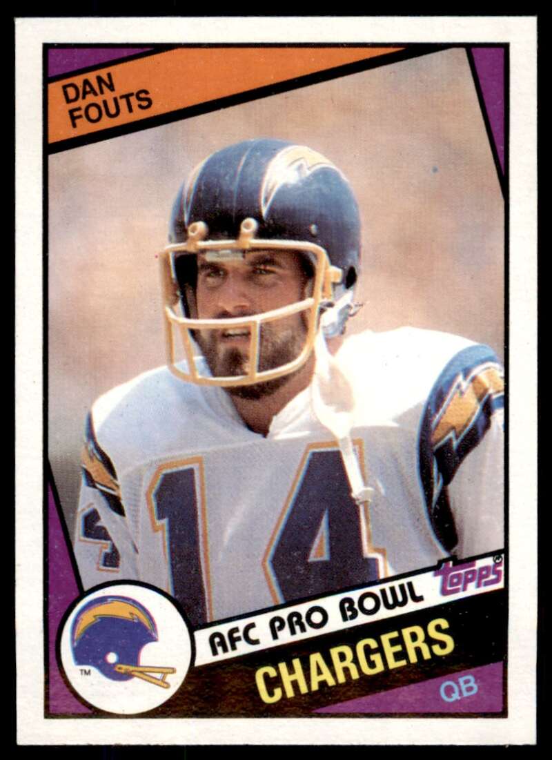 Dan Fouts Card 1984 Topps #179 Image 1