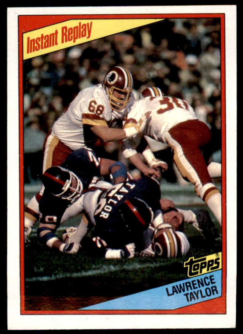 Lawrence Taylor Card 1984 Topps #322 Image 1