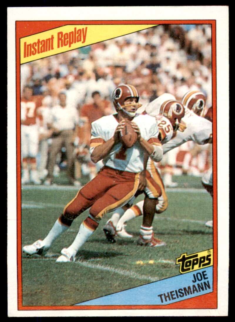 Joe Theismann Card 1984 Topps #391 Image 1