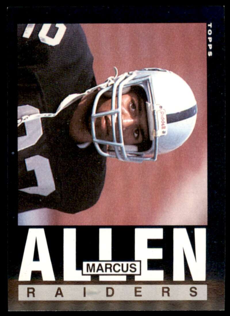 Marcus Allen Card 1985 Topps #282 Image 1
