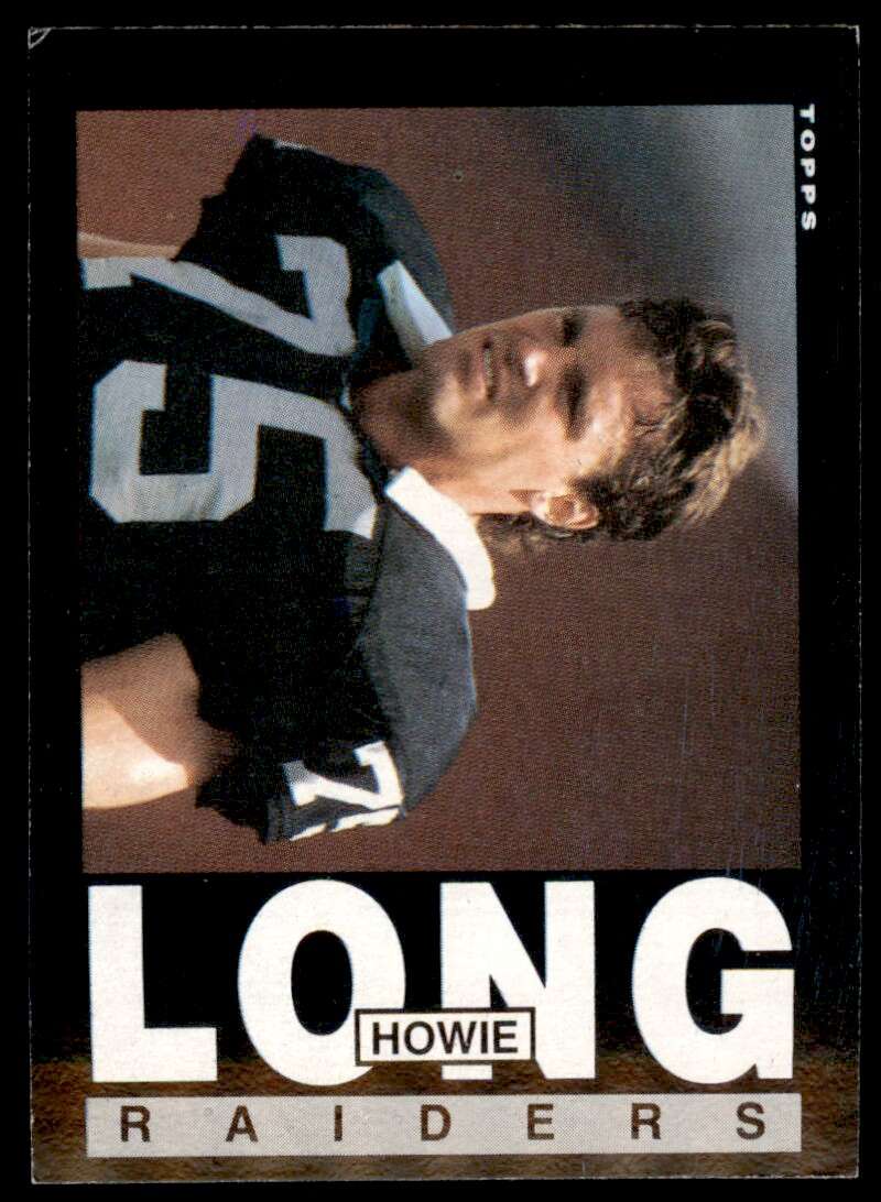 Howie Long Card 1985 Topps #292 Image 1