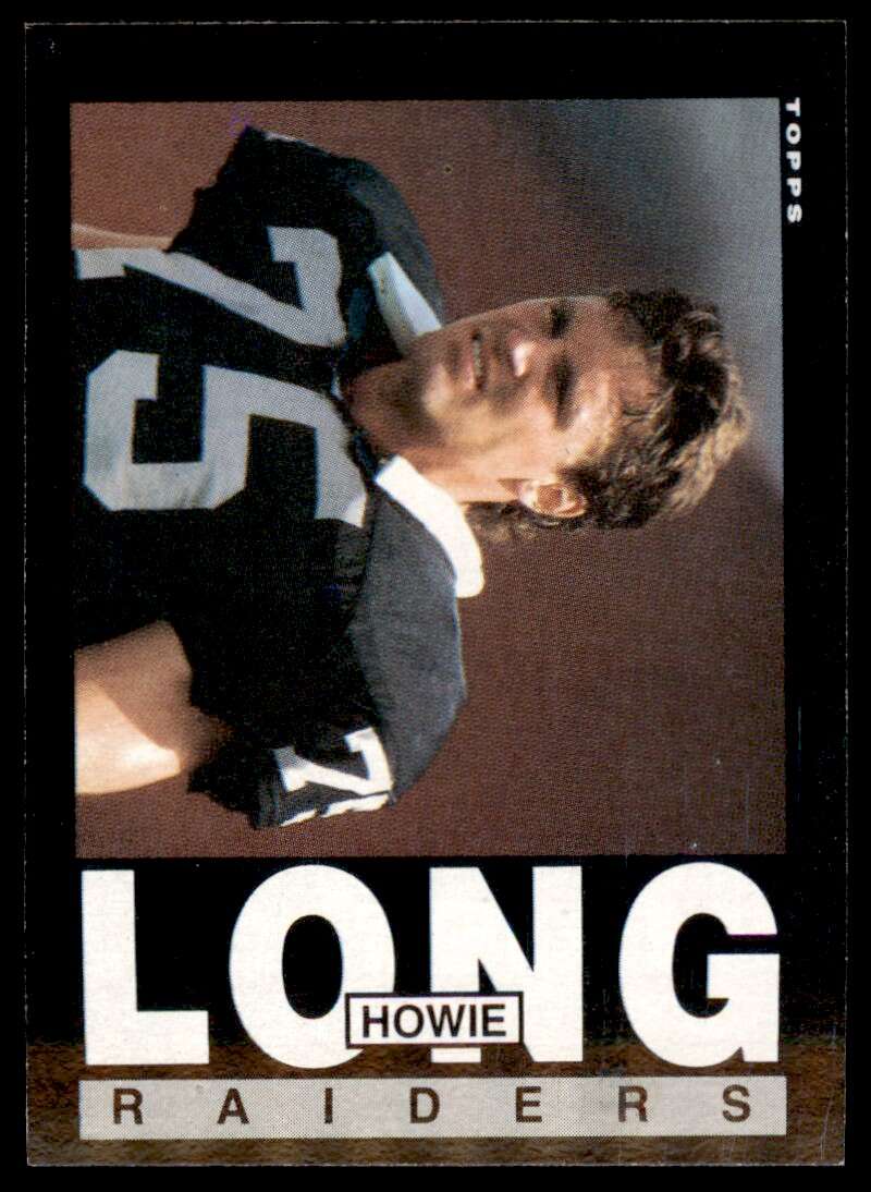 Howie Long Card 1985 Topps #292 Image 1