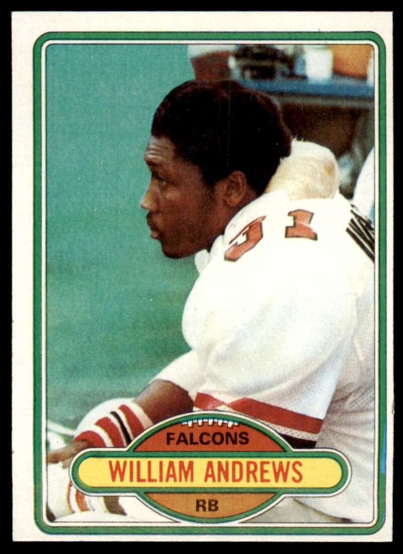 William Andrews Rookie Card 1980 Topps #73 Image 1