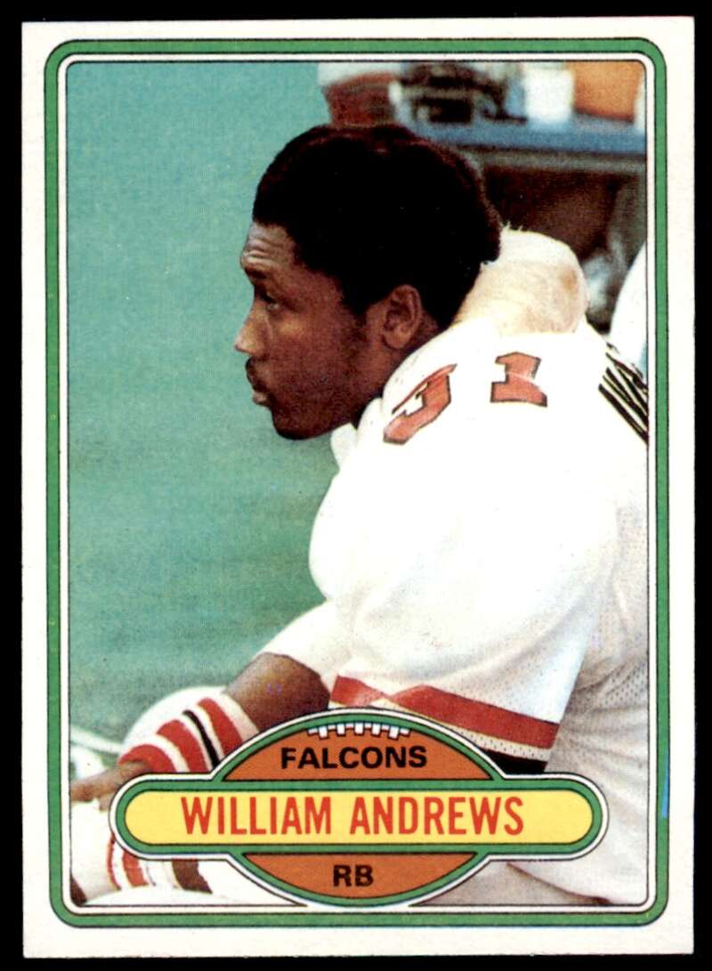William Andrews Rookie Card 1980 Topps #73 Image 1