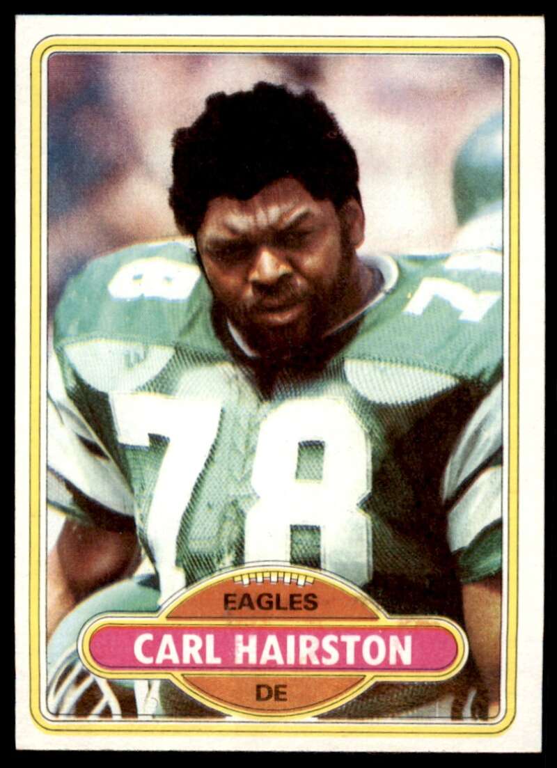 Carl Hairston Rookie Card 1980 Topps #92 Image 1