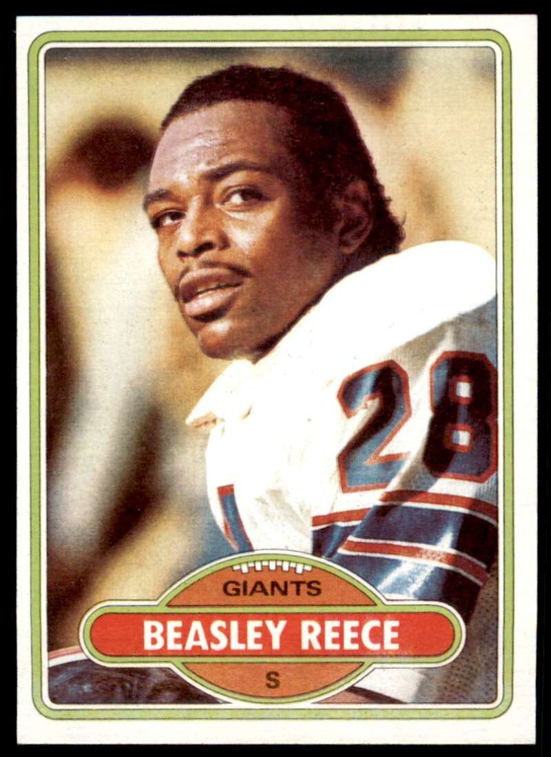 Beasley Reece Rookie Card 1980 Topps #374A Image 1