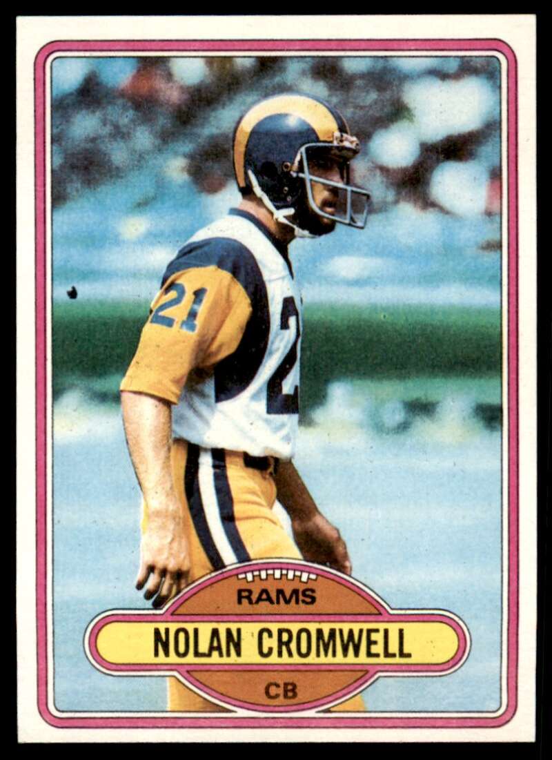 Nolan Cromwell Rookie Card 1980 Topps #423 Image 1