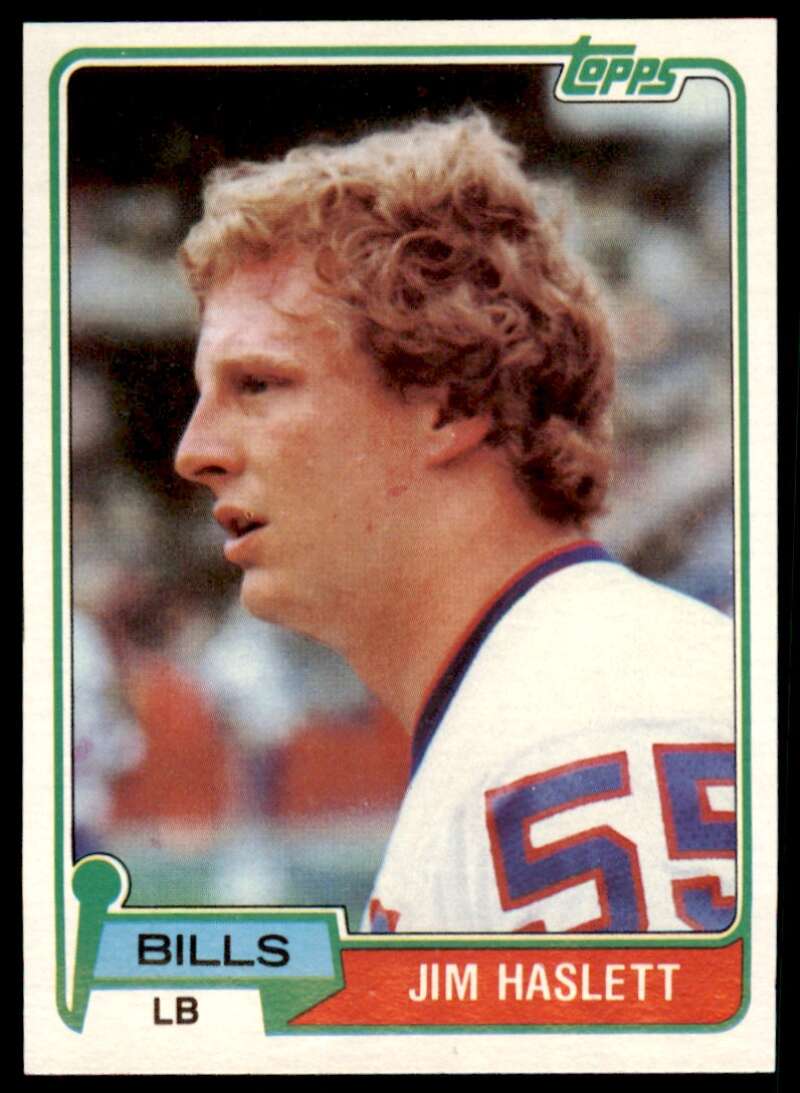 Jim Haslett Rookie Card 1981 Topps #173 Image 1