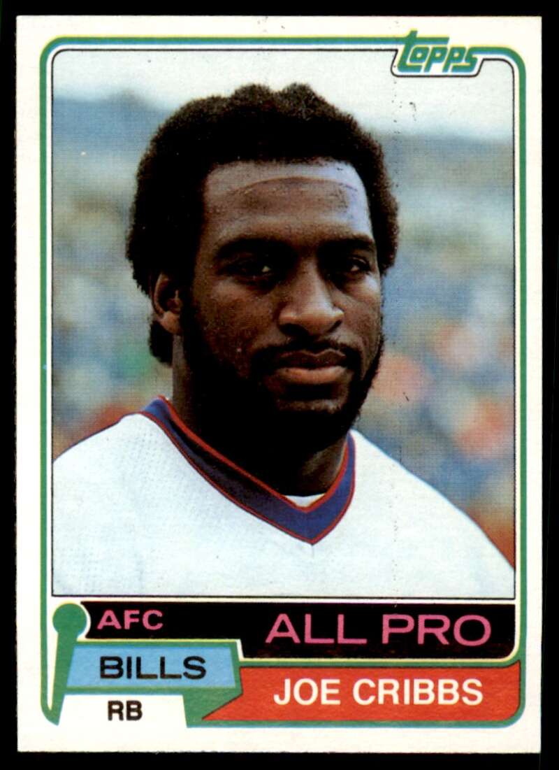 Joe Cribbs Rookie Card 1981 Topps #360 Image 1