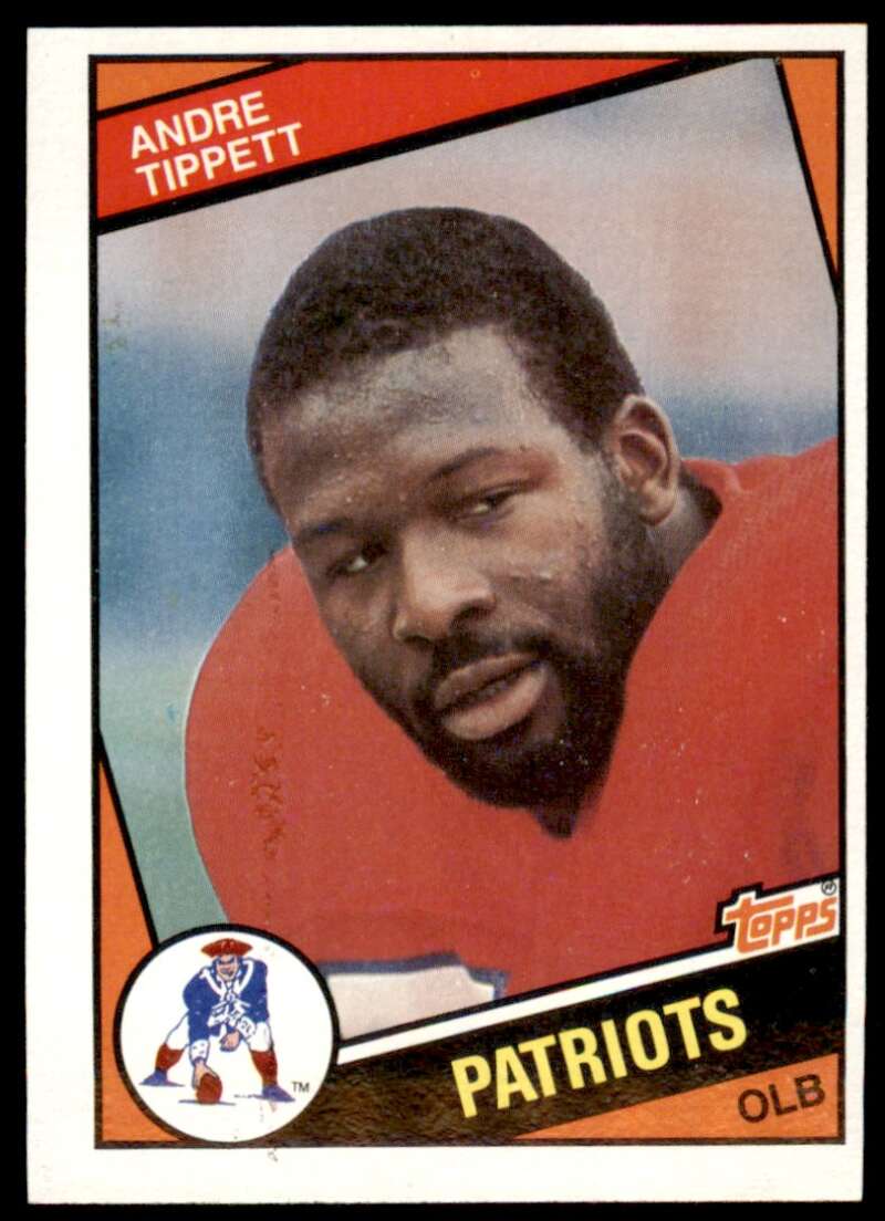 Andre Tippett Rookie Card 1984 Topps #143 Image 1