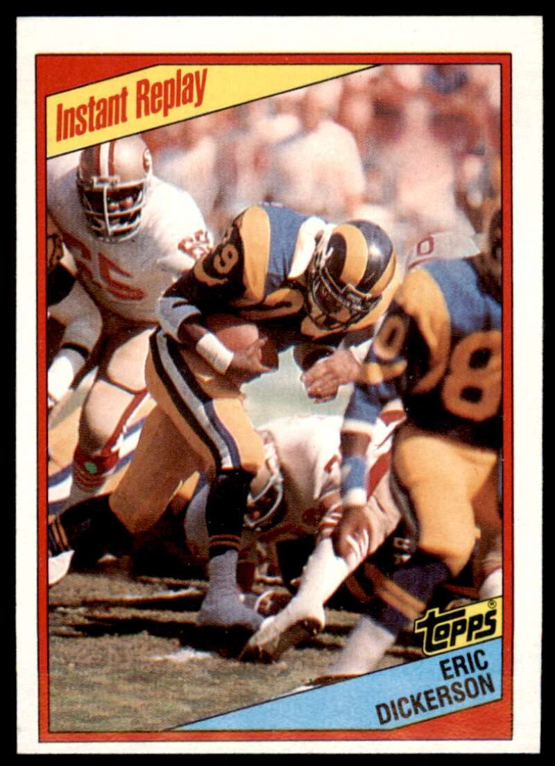 Eric Dickerson Rookie Card 1984 Topps Instant Replay #281 Image 1