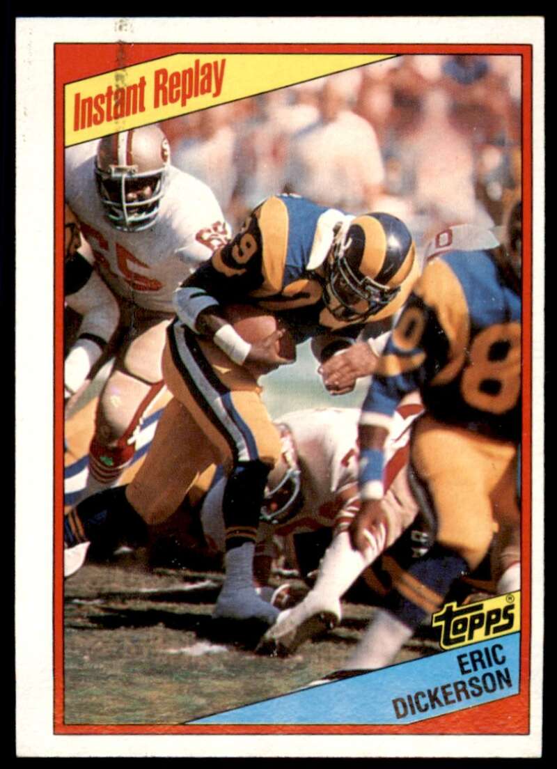 Eric Dickerson Rookie Card 1984 Topps Instant Replay #281 Image 1