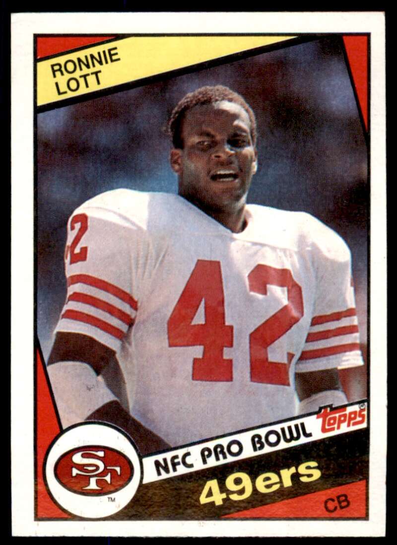 Ronnie Lott Card 1984 Topps #357 Image 1