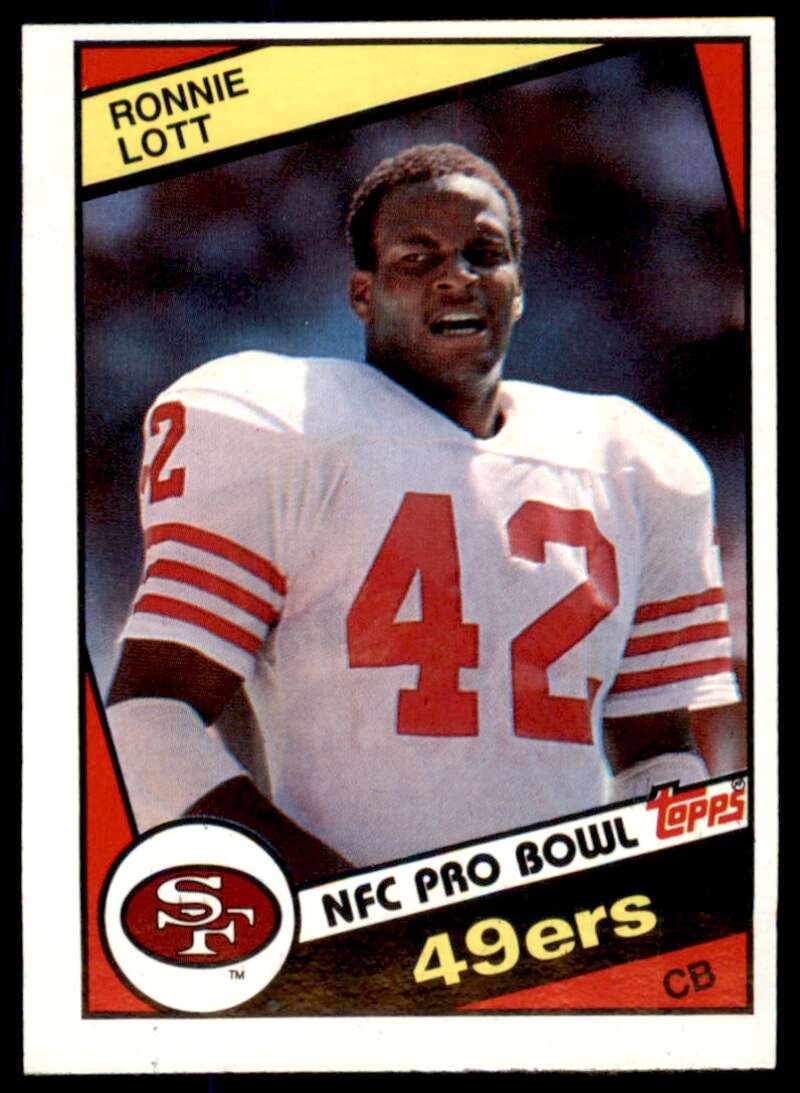 Ronnie Lott Card 1984 Topps #357 Image 1