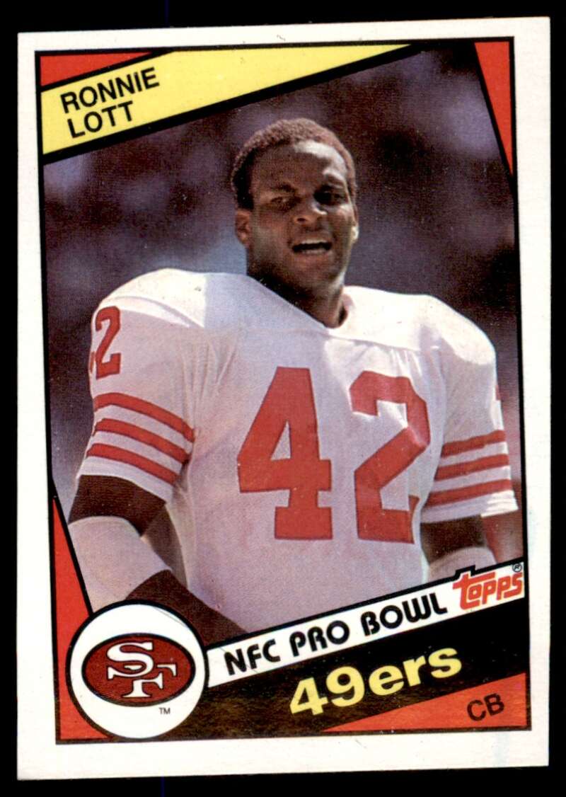 Ronnie Lott Card 1984 Topps #357 Image 1