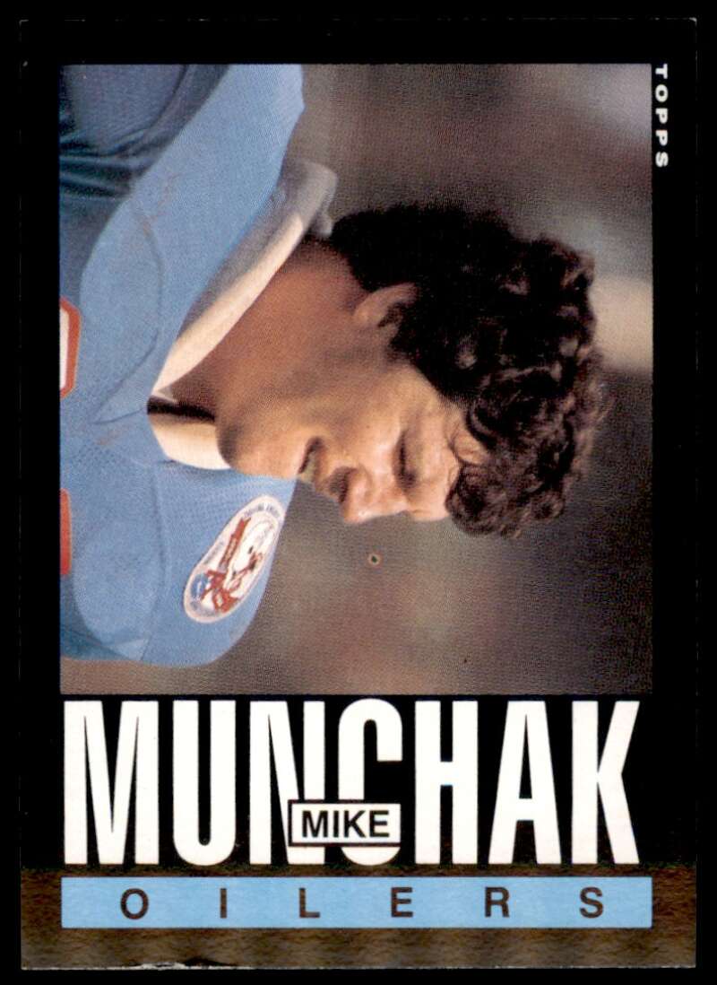 Mike Munchak Rookie Card 1985 Topps #253 Image 1
