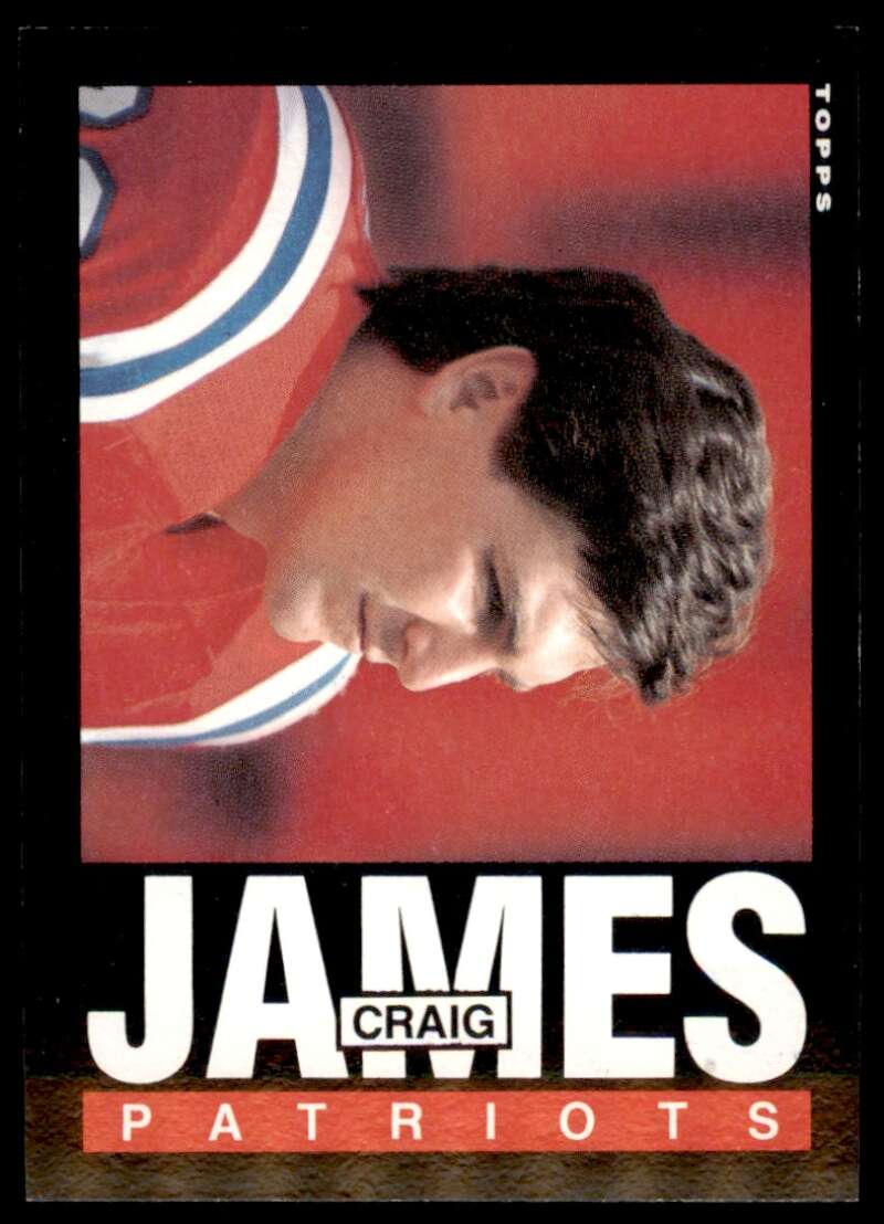 Craig James Rookie Card 1985 Topps #328 Image 1