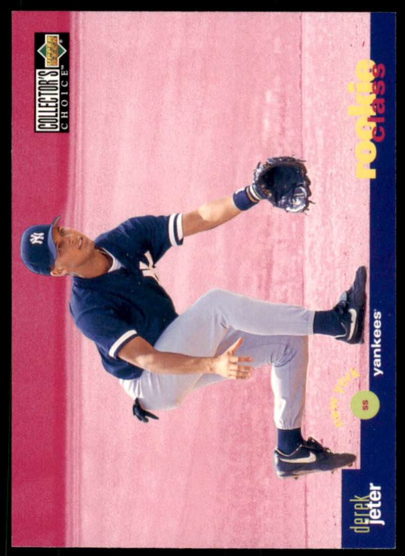 Derek Jeter Card 1995 Collector's Choice Rookie Class #15 Image 1