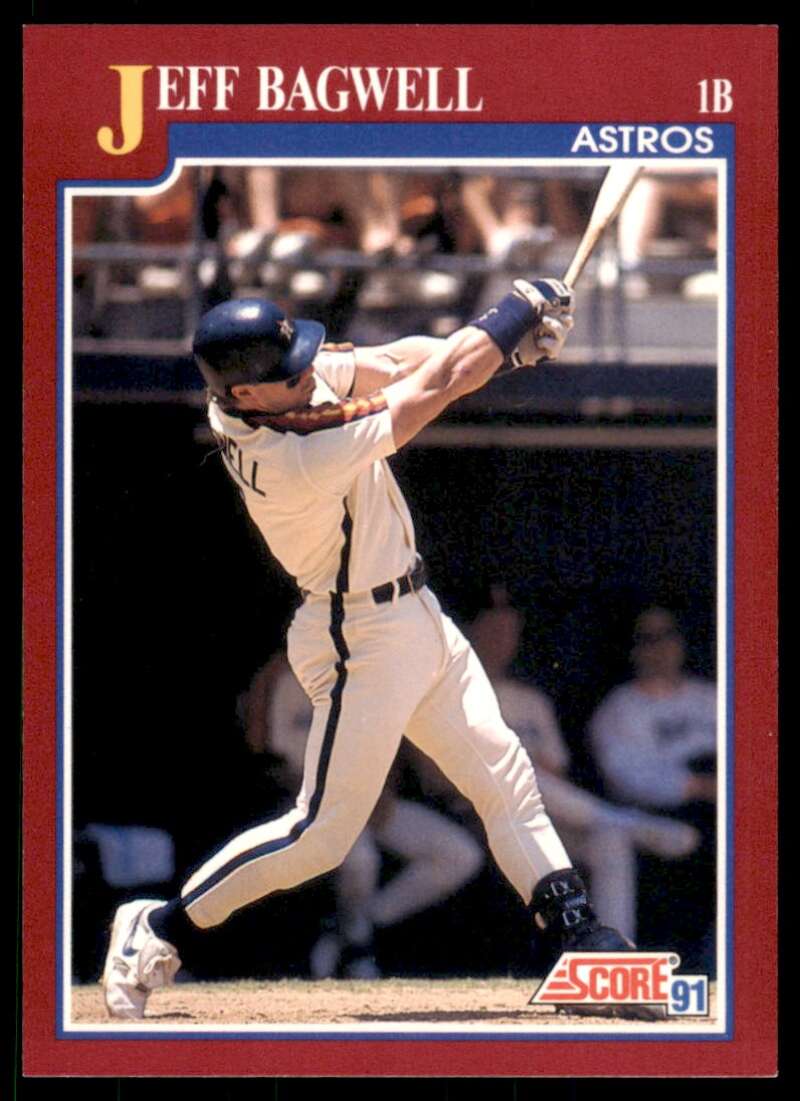 Jeff Bagwell Rookie Card 1991 Score Traded #6T Image 1