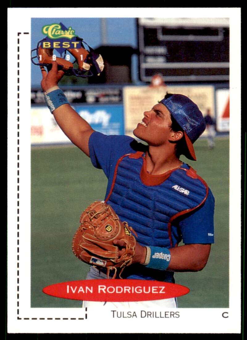 Ivan Rodriguez Rookie Card 1991 Classic Best #136 Image 1