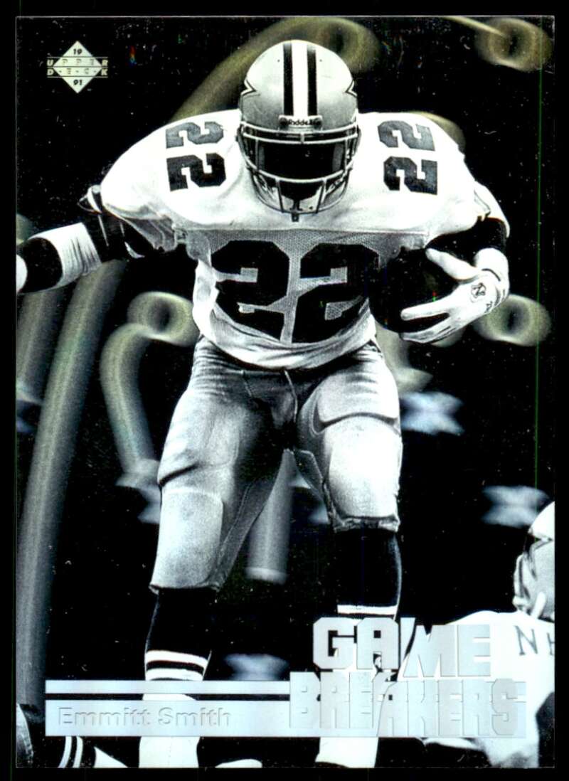 Emmitt Smith Hologram Card 1991 Upper Deck #GB5 Image 1