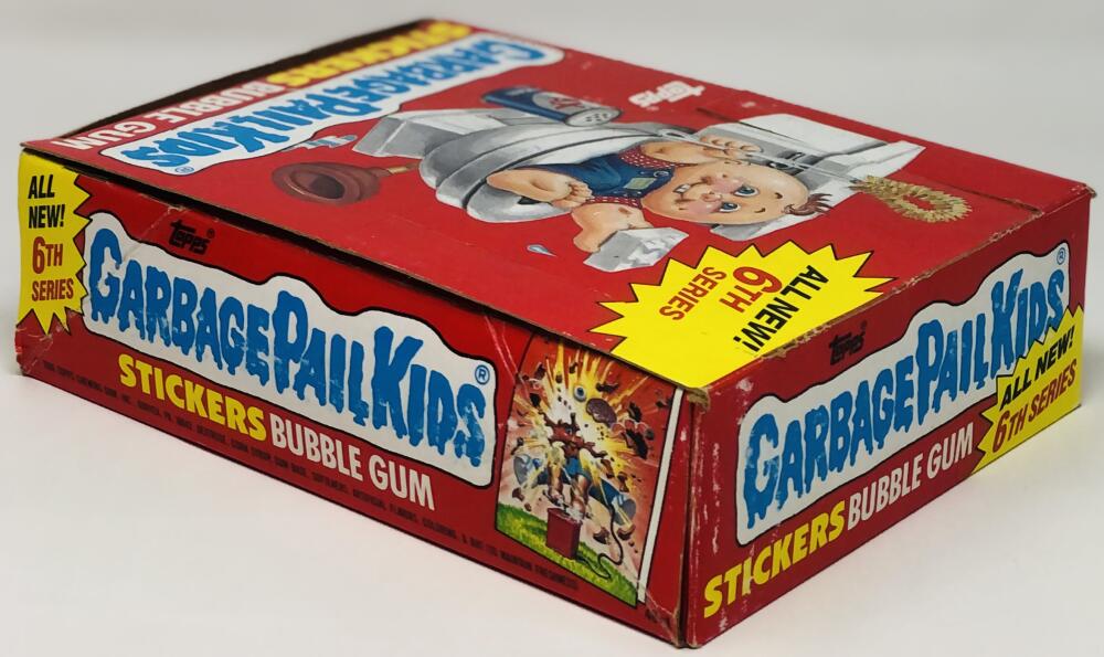 1986 Topps Garbage Pail Kids 6th Series 24 Pack Partial Box Image 3