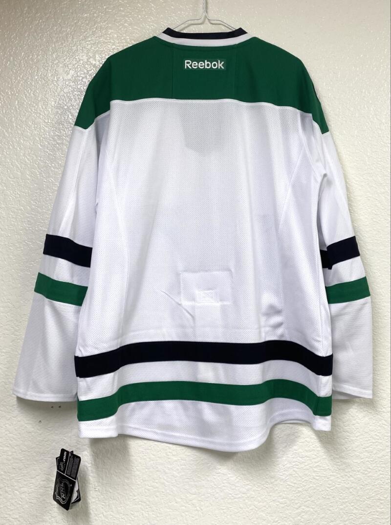 Dallas Stars Reebok Official Authentic Long Sleeve Stitch Game Jersey Men's 46 Image 2