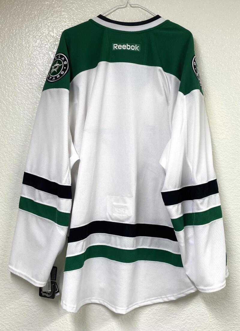 Dallas Stars Reebok Authentic Canadian Long Sleeve Stitch Game Jersey Men's 60 Image 2