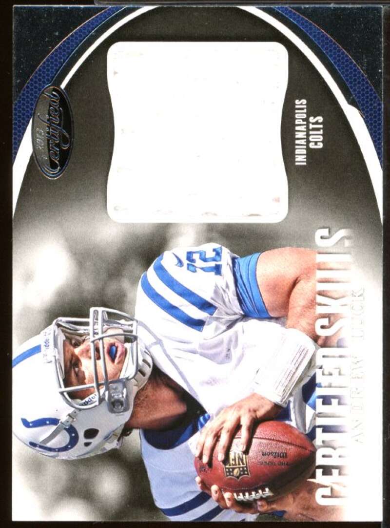 Andrew Luck Card 2013 Certified Skills Materials Jersey #3  Image 1