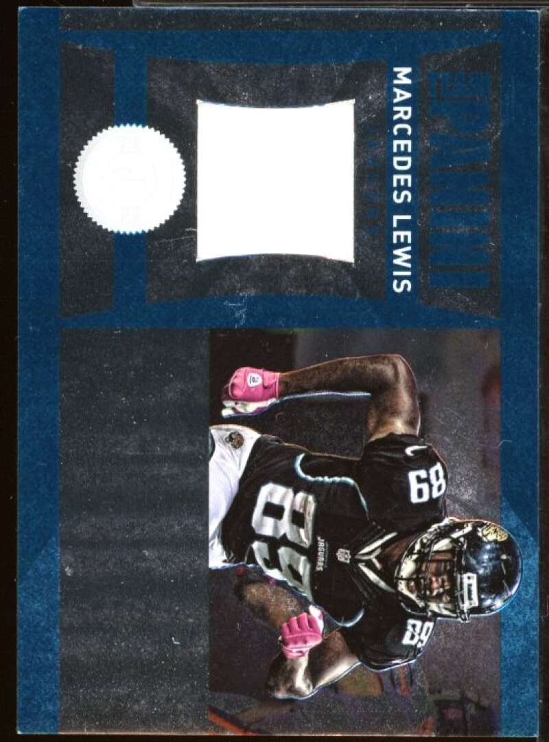 Marcedes Lewis Card 2012 Totally Certified Team Panini Prime Jersey #8  Image 1