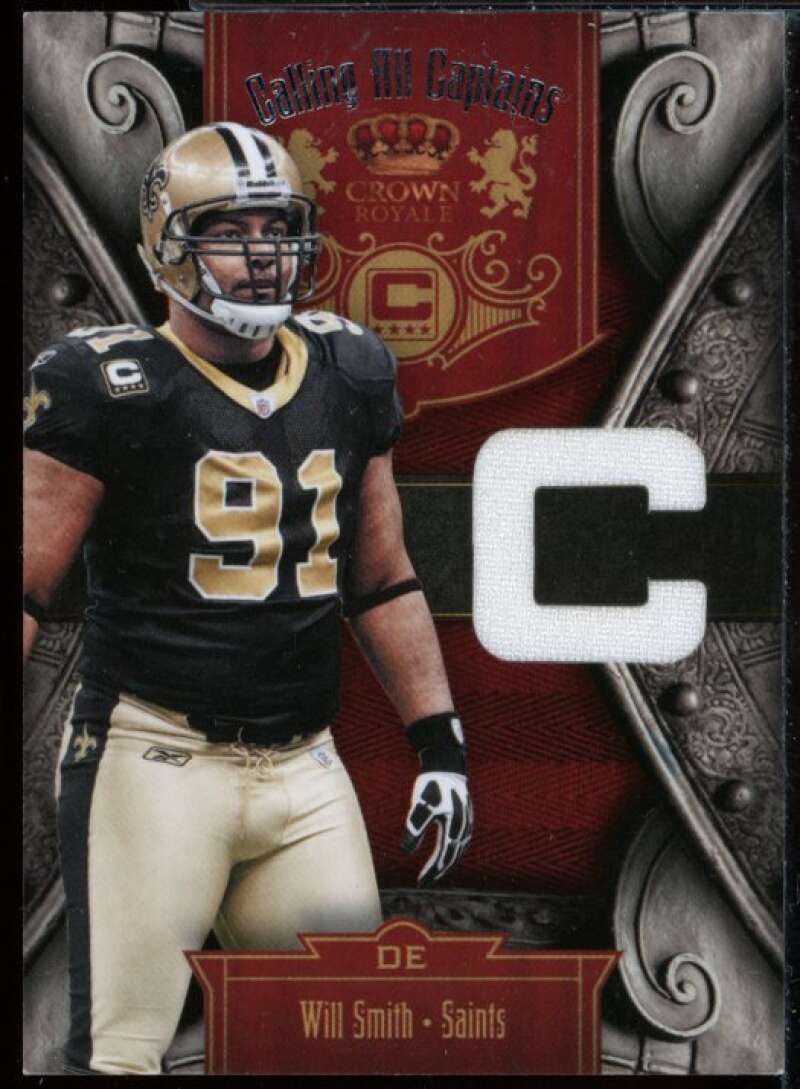 Will Smith Card 2011 Crown Royale Calling All Captains Jersey #14  Image 1