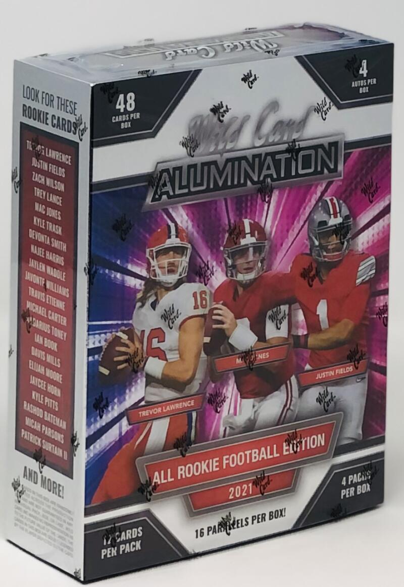 2021 Wild Card Alumination All Rookie Football Edition Box Image 1